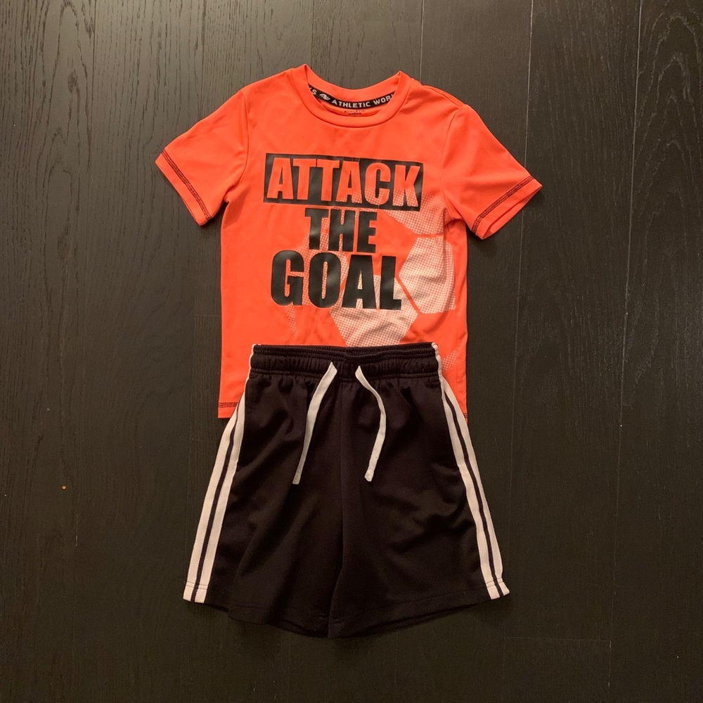 Boys Matching Short/Tshirt Set ATHLETIC WORKS